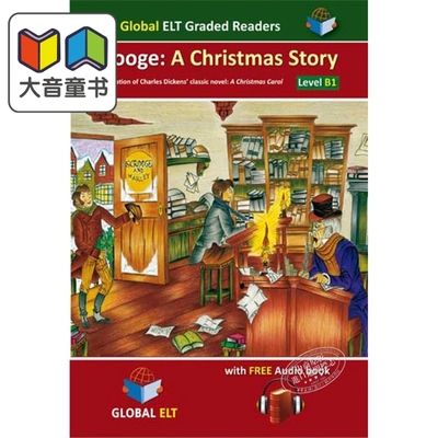 剑桥英语考试附音频世界名著读物 Scrooge:A Christmas Story Graded Reader Level B1 斯克鲁奇:圣诞故事 分级读物B1级
