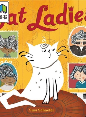 Susi Schaefer 猫女士 Cat Ladies 儿童绘本 故事图画书 英文原版 进口童书 动物猫猫 搞笑幽默