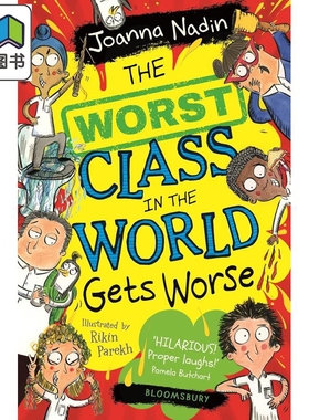 预售 爆笑连连的班级2 The Worst Class in the World Gets Worse 英文原版 爆笑青少年小说 插图章节故事书 7岁以上 大音