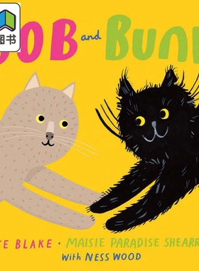 Bob and Bunk 鲍勃和布克 英文原版 进口图书 儿童绘本 动物故事图画书 大音