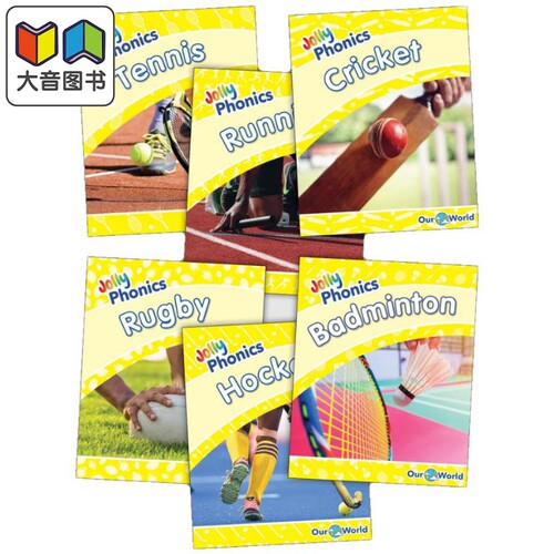 Jolly Phonics Readers Level 2 Our World 快乐自然拼读读物2级 我们的世界 手写体英式英语版 英文原版幼儿教辅 大音