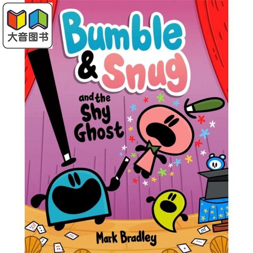 桥梁漫画 小怪物小队 3 Bumble and Snug and the Shy Ghost Book 3 英文原版 儿童小初文学故事图画书 进口童书 大音