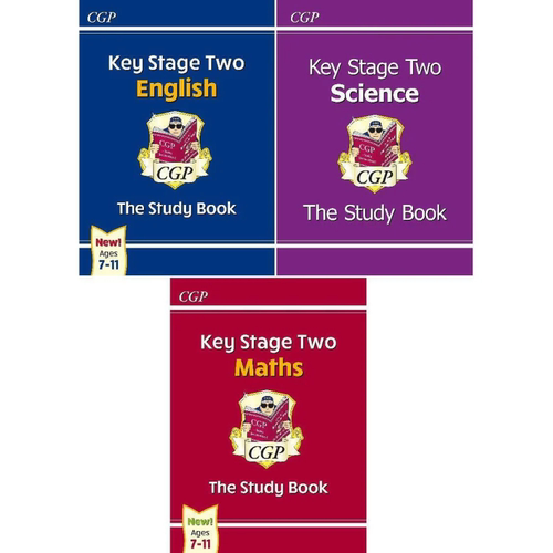英国原版CGP教辅 KS2 7-11岁英文练习册 英语科学数学 Ages 7 -11 Study Book English Science Maths