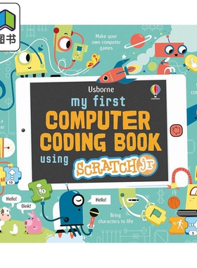 我的Scratch编程书 My first computer coding book using ScratchJr 英文原版 儿童科普绘本 知识百科读物 6-9岁 大音