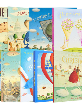 Alison Jay 精品绘本 圣诞的倒数12天 Twelve Days Of Christmas 中古绘本 复古画风 英文原版进口 儿童故事图画书 6岁以上