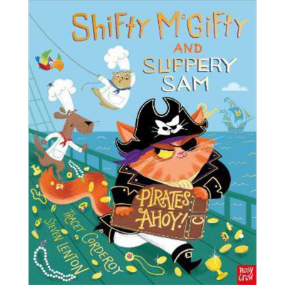 Shifty McGifty and Slippery Sam 10 Pirates Ahoy 强强和盗盗 英文原版 从绘本到章节书 儿童故事绘本 Tracey Corderoy 3-6