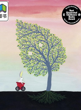 兔子与大树 Balint Zsako Bunny & Tree 英文原版 儿童绘本 图画故事书 一个华丽的无字冒险故事 进口童书 精装 大音