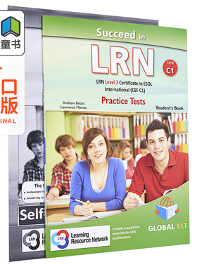 Succeed in LRN CEFR C1 Practice Tests Self-study LRN iESOL考试冲刺宝典 C1等级 模拟测试 备考自学套装 含答案