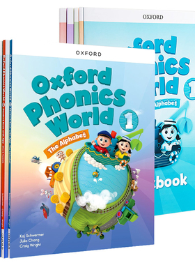 OPW Oxford Phonics World Level 1 2 3 4 5 级教材辅导书配套练习册 Workbook Refresh 牛津少儿英语自然拼读世界 英文