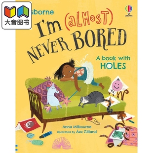 Bored 大音 Usborne 故事图画书 Almost Never 想象力激发 尤斯伯恩 从不无聊 进口图书 儿童精装 英文原版 绘本