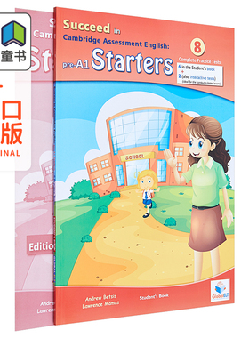 GLOBAL ELT Cambridge A1 YLE I Starter 8 Practice Tests Students Edition with CD & Answers 练习测试学生版