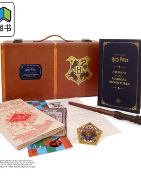哈利波特霍格沃茨皮箱收藏套装 Harry Potter: Hogwarts Trunk Collectible Set 英文原版 Donald Lemke 大音