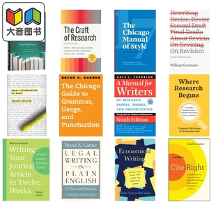 英文原版 大音 Guides Editing and Writing Chicago 美国大学论文写作指导 芝加哥写作编辑和出版 Publishing 指南系列