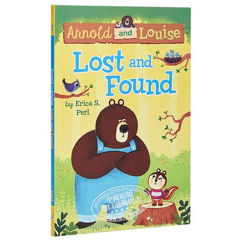 Arnold And Louise:Lost and Found #2 大熊阿诺与小栗鼠路易丝2 英文原版 进口图书 分级阅读 7-12岁