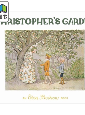 克里斯托夫的花园 Elsa Beskow Christophers Garden 英文原版 儿童绘本 图画故事书 精装中古绘本 进口童书3-6岁 大音