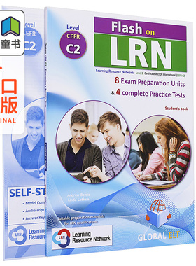 LRN iESOL考试备考宝典 Flash on LRN CEFR C2 Practice Tests Self-study C2等级 模拟测试 备考自学套装 练习题含答案