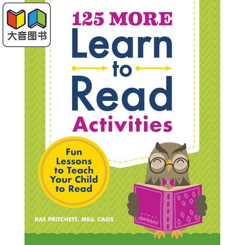 125个学习阅读活动 125 More Learn to Read Activities Teach Your Child to Read 英文原版小学英语练习 5-7岁 大音