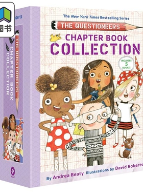 预售 The Questioneers Chapter Book Collection 梦想行动派章节书1-5套装5册 英文原版 进口图书 儿童插图故事图画书 大音