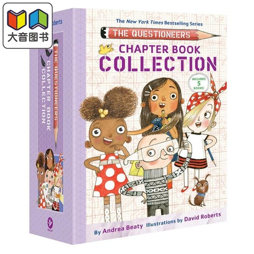 The Questioneers Chapter Book Collection 梦想行动派章节书1-5套装5册 英文原版 进口图书 儿童插图故事图画书 大音