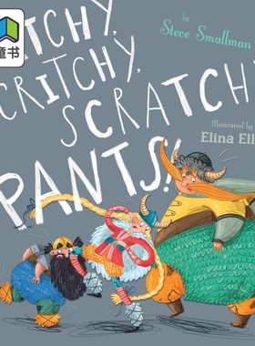 Elina Ellis Itchy Scritchy Scratchy Pan 痒痒的裤子 儿童绘本 故事图画书 英文原版 进口图书 3-6岁