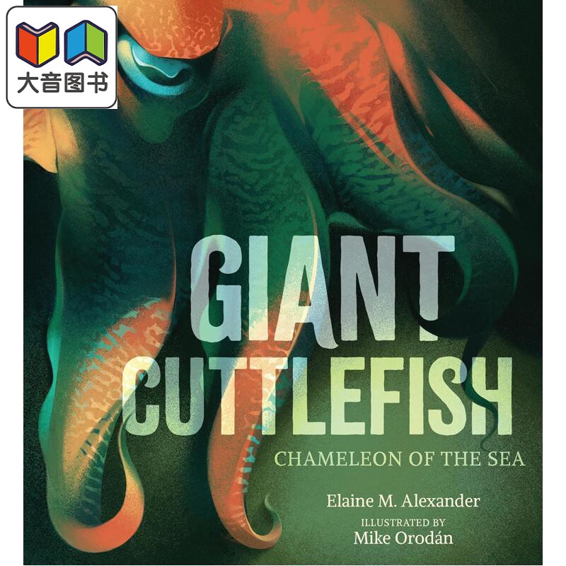 巨型乌贼 海洋中的变色龙 Giant Cuttlefish Chameleon of the Sea 英文原版儿童绘本海洋生物动物知识科普图画书 大音