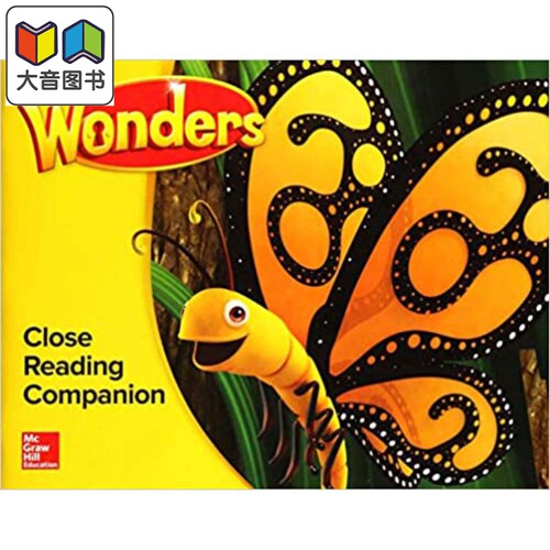 Wonders Close Reading Companion Grade K 美国麦格劳希尔英语教材 精读同伴练习册 英文原版 幼小级别
