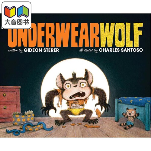 内裤狼 The Underwearwolf 英文原版儿童冒险故事绘本 4-8岁 Charles Santoso Gideon Sterer 亲子共读英语图画书 大音