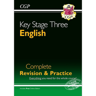英国CGP原版 KS3 Complete Revision & Practice English Maths Science Higher 英文原版含答案