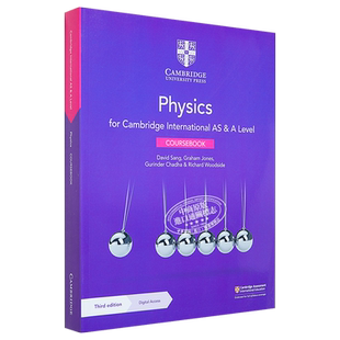 预售 Cambridge International AS ALevel Physics Coursebook 正版剑桥国际AS ALevel考试物理教材带线上账号 英文原版