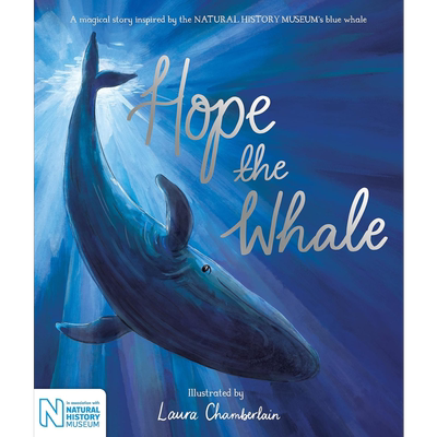 Laura Chamberlain Hope the Whale 蓝鲸霍普的海洋旅程 英文原版进口图书 儿童绘本 动物知识科普故事图画书 大音