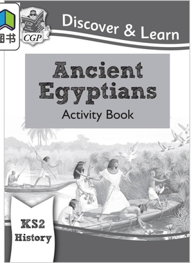 英国原版CGP教辅 KS2发现与学习 历史-古代埃及人活动书KS2 Discover & Learn History Ancient Egyptians Activit 大音