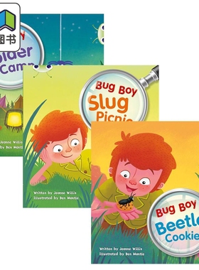 Pearson Bug Club Pippa's Pets Story 培生虫子俱乐部 虫子男孩故事套装3册 英文原版 进口图书 自然拼读童书 大音