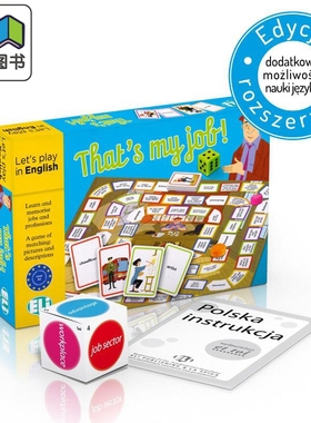 这就是我的工作 职业词汇练习 THAT'S MY JOB 英文原版 中小学英语教辅教材工具书 ELI LANGUAGE GAMES 大音