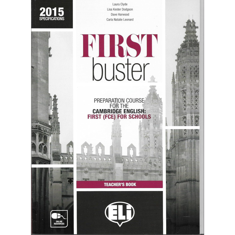 ELI 剑桥FCE考试备考课程 教师书含答案音频FIRST BUSTER TB with Answer Key and Audio Transcripts英文原版 大音