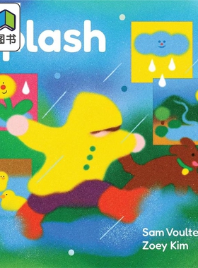雨滴 Splash 英文原版 儿童绘本图画书 浅显易懂、充满感官体验的故事书 梦幻插图 水的科学原理 进口童书 精装 大音