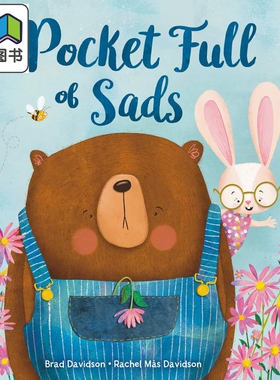 Rachel Mas Davidson：Pocket Full of Sads一袋子悲伤 英文原版进口图书 儿童绘本动物故事图画书 儿童情绪读物 大音