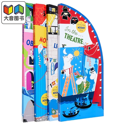 英文原版异形书姆明之家4册