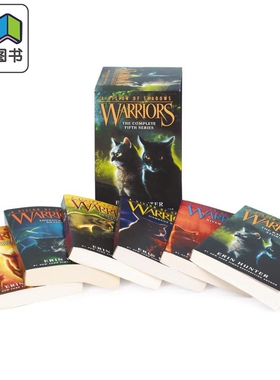 猫武士阴影视觉框集 Warriors A Vision of Shadows Set 英文原版 儿童文学 玄幻小说章节书 动物奇幻冒险故事 大音