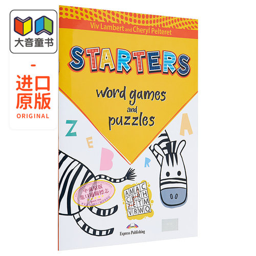 少儿英语 Word Games and Puzzles Starters Student's Book with DigiBooks App 单词游戏和谜题YLE一级附电子书 大音