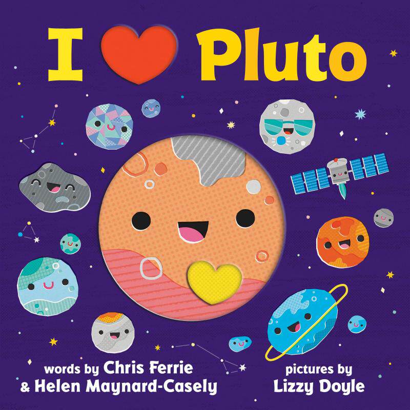 我爱小木星 i heart pluto 太空知识科普绘本 纸板书 英文原版 3-6岁