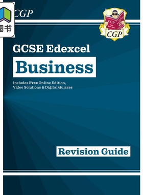 英国CGP New GCSE Business Edexcel Revision Guide (with Online Edition, Videos & Quizzes) 大音