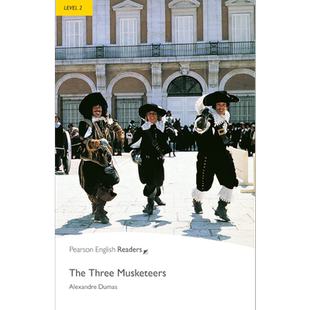 Pearson English readers三个火枪手The Three Musketeers培生英语分级读物2级 初中-高中 蓝思值560L中心词600 大音