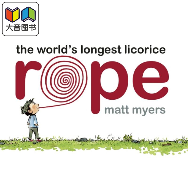 长长的甘草绳 Matt Myers Worlds Longest Licorice英文原版 儿童故事图画书精装绘本读物 进口图书 兰登书屋童书 大音