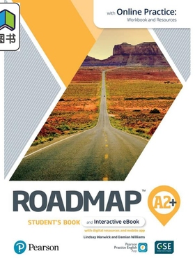 培生 ROADMAP A2+ STUDENTS BOOK & INTERACTIVE EBOOK 路标 A2+ 学生课本和电子书 大音