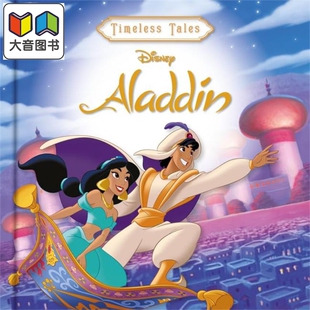 迪士尼公主 阿拉丁 Disney Princess Aladdin 英文原版 儿童绘本 彩色图画故事书 进口童书 迪士尼系列 3岁以上 大音