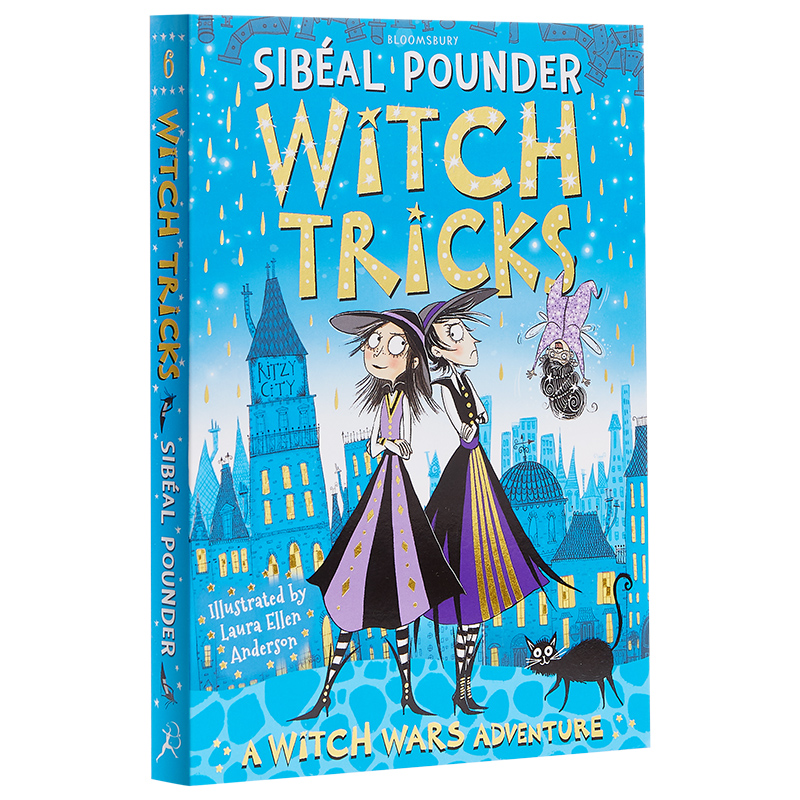 Witch Wars Adventures 6 Witch Tricks 女巫之战 儿童初级章节书桥梁故事文学 英文原版 7岁及以上 Sibéal Pounder 书籍/杂志/报纸 儿童读物原版书 原图主图