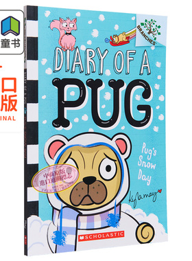 Diary of a Pug 2 Pugs snow day 学乐大树系列 哈马狗2 初期章节书 英文原版图像小说儿童文学故事读物 5-7岁 大音