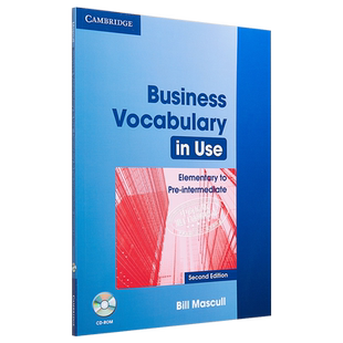 Cambridge English in Use 系列 Business Vocabulary Elementary to Pre-intermediate books 剑桥商务词汇 初级到中级 英文