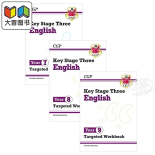 Year New Workbook含答案 English Targeted CGP英语初中练习册3册 KS3