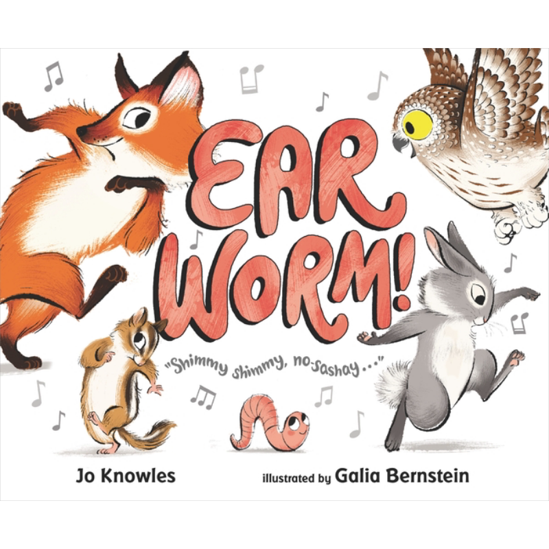 预售 Ear Worm! 耳朵里的小虫子 英文原版 进口原版 3岁以上 精准儿童绘本 Jo Knowles